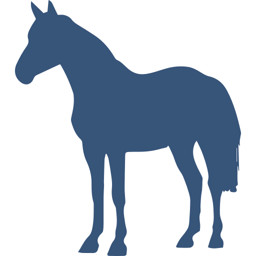 Horse picto bleu